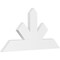 Ekena Millwork Saratoga Architectural Grade PVC Gable Bracket, 48"W x 24"H x 2"D x 6"F, 12/12 Pitch GBP048X24X0206SAR00 - alternate 1